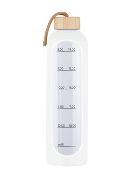 Butelka szklana KiCA Hydro Glass 1000 ml - biała