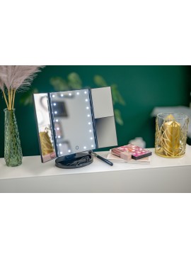 Makeup mirror with LED backlight Humanas HS-ML04 – black